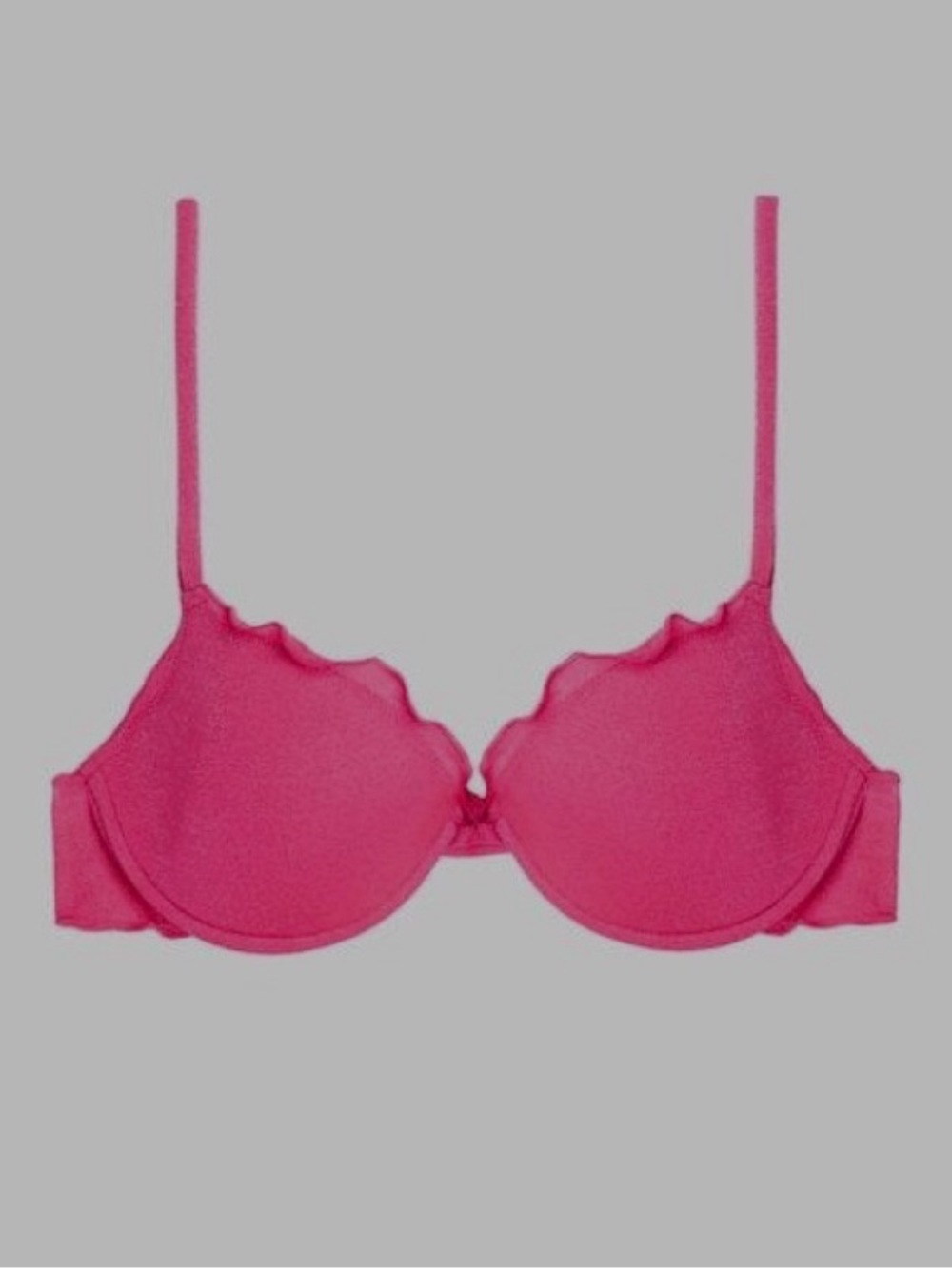 NWT Calzedonia Pink Formentura Bikini Push Up Top size XL & L Brazilian bottoms - Picture 11 of 14